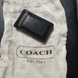 NWOT- Coach magnetic money clip